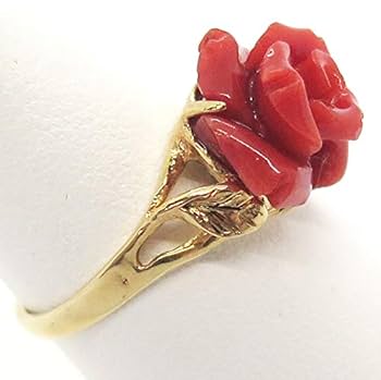 Amazon.com: Rose Carved Natural Genuine Precious Red Coral